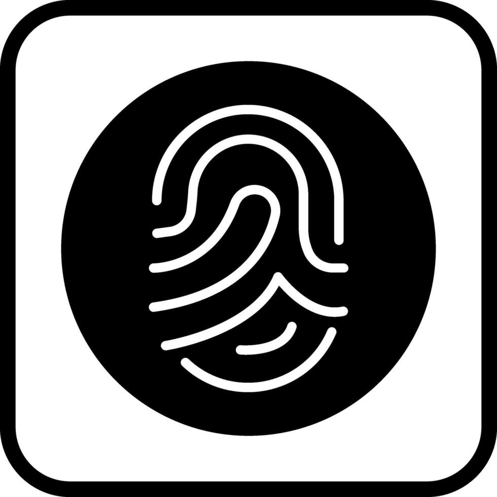 Fingerprint Vector Icon