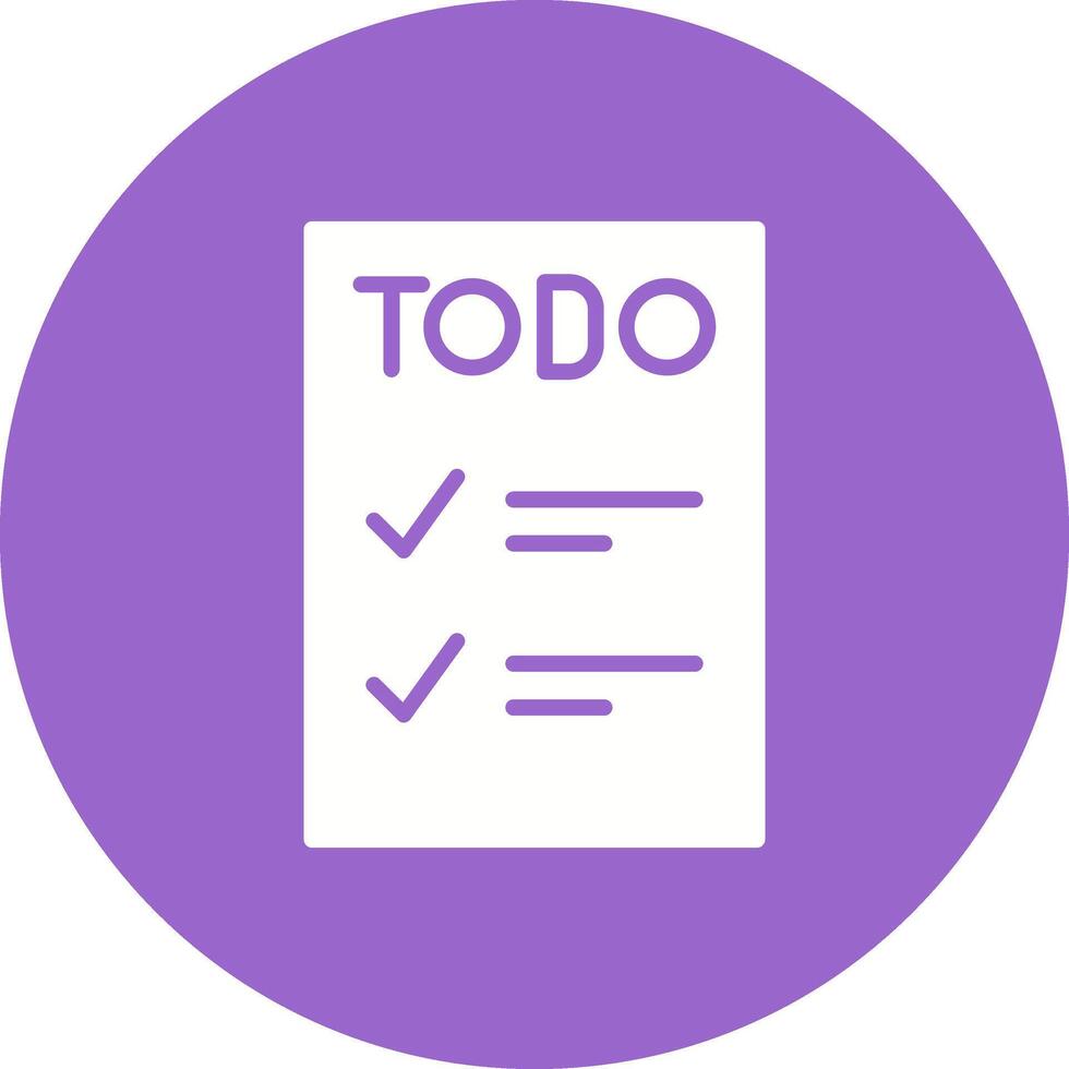 icono de vector de lista de tareas