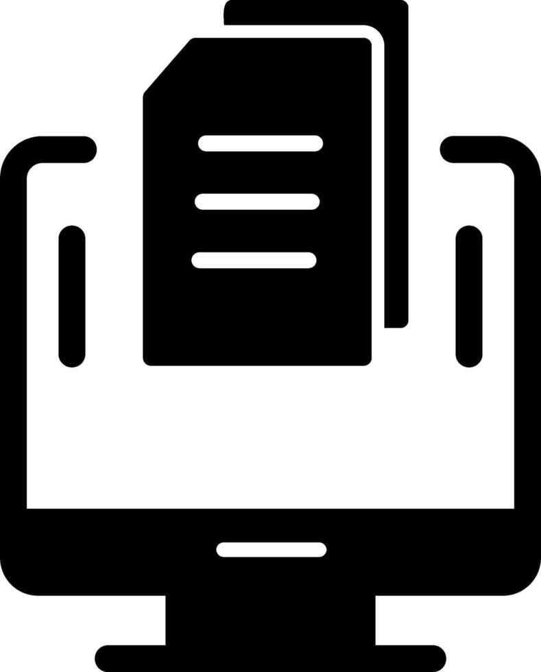 icono de vector de documento