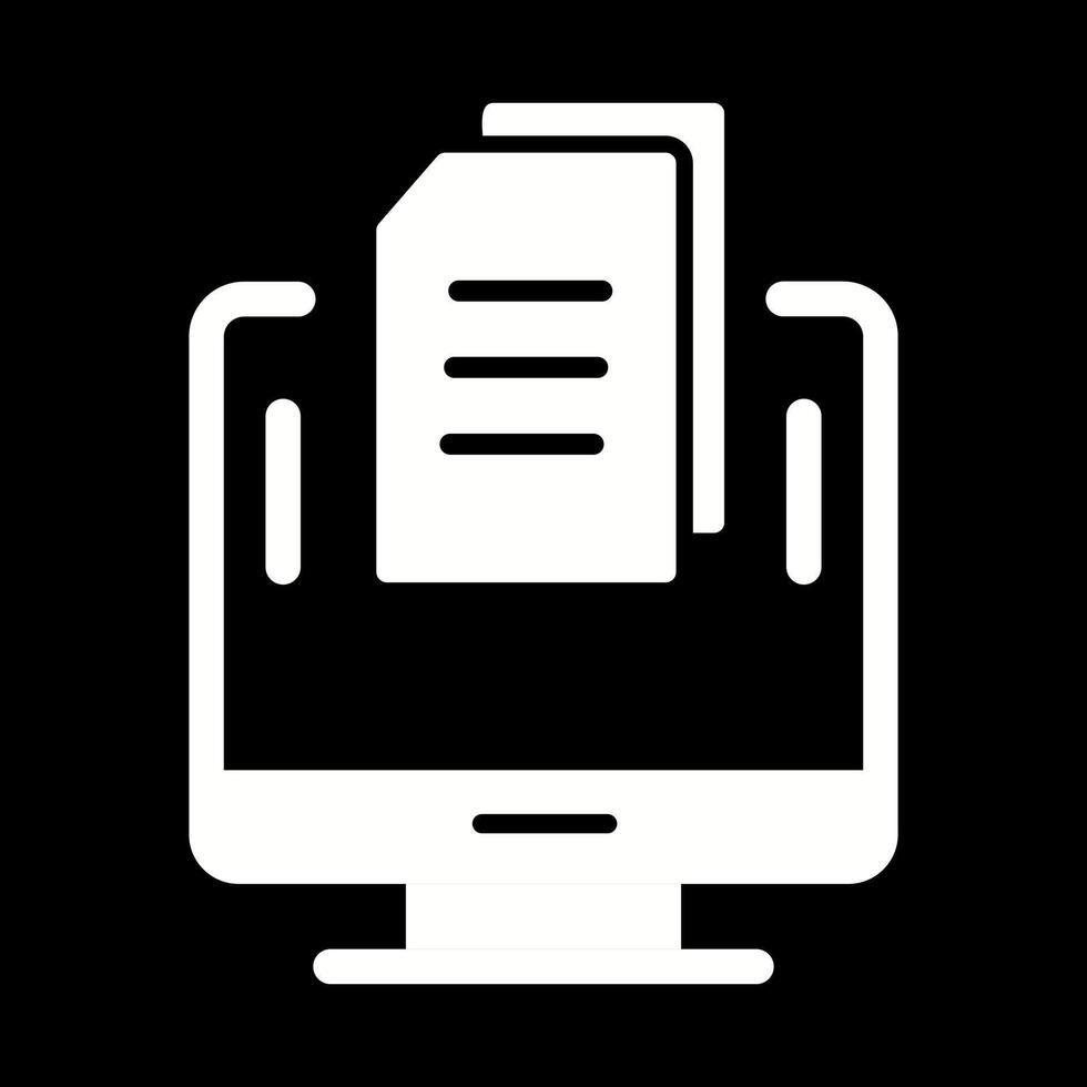 icono de vector de documento