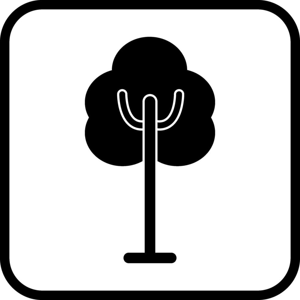 icono de vector de árbol