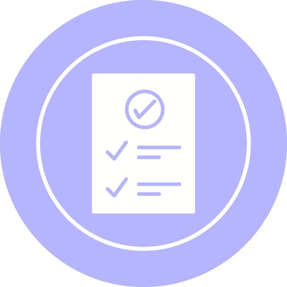 Check Up List Vector Icon