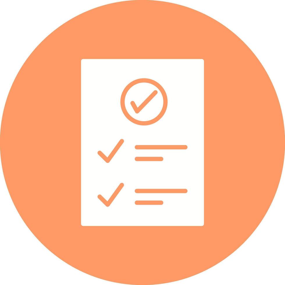 Check Up List Vector Icon