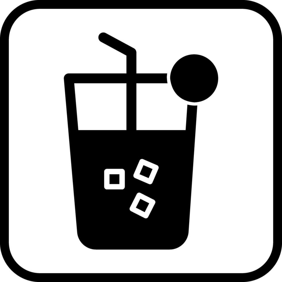 Cold Drink Vector Icon