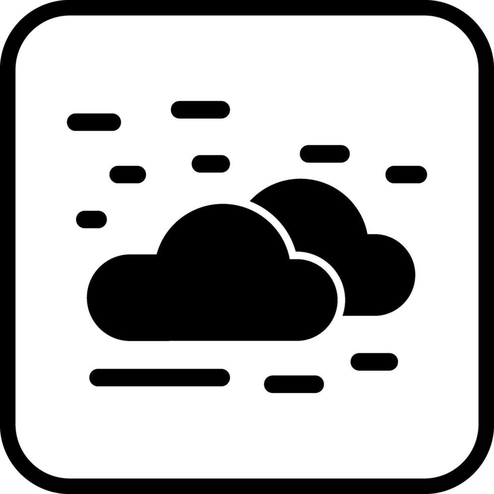 icono de vector de nube