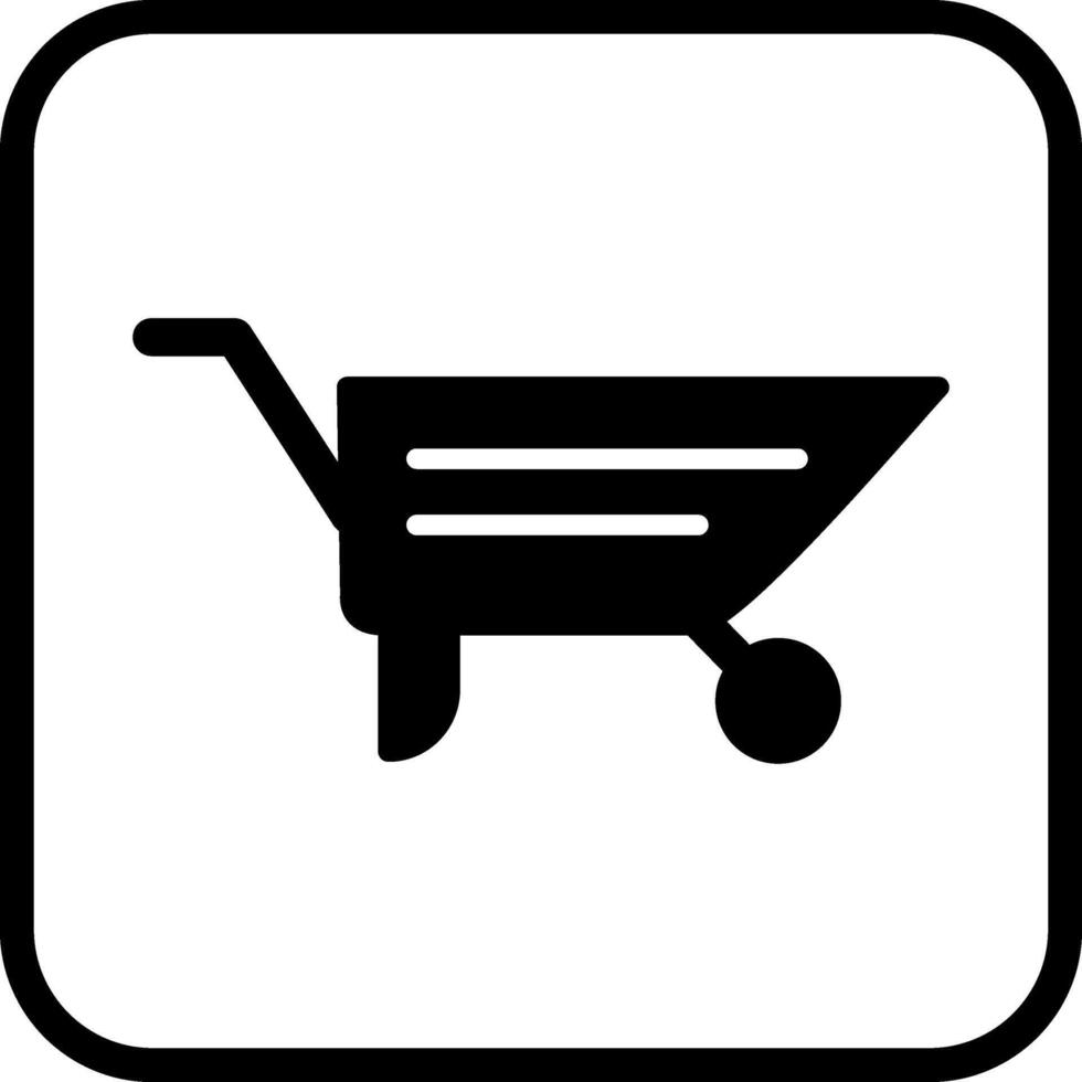 Garden Cart Vector Icon