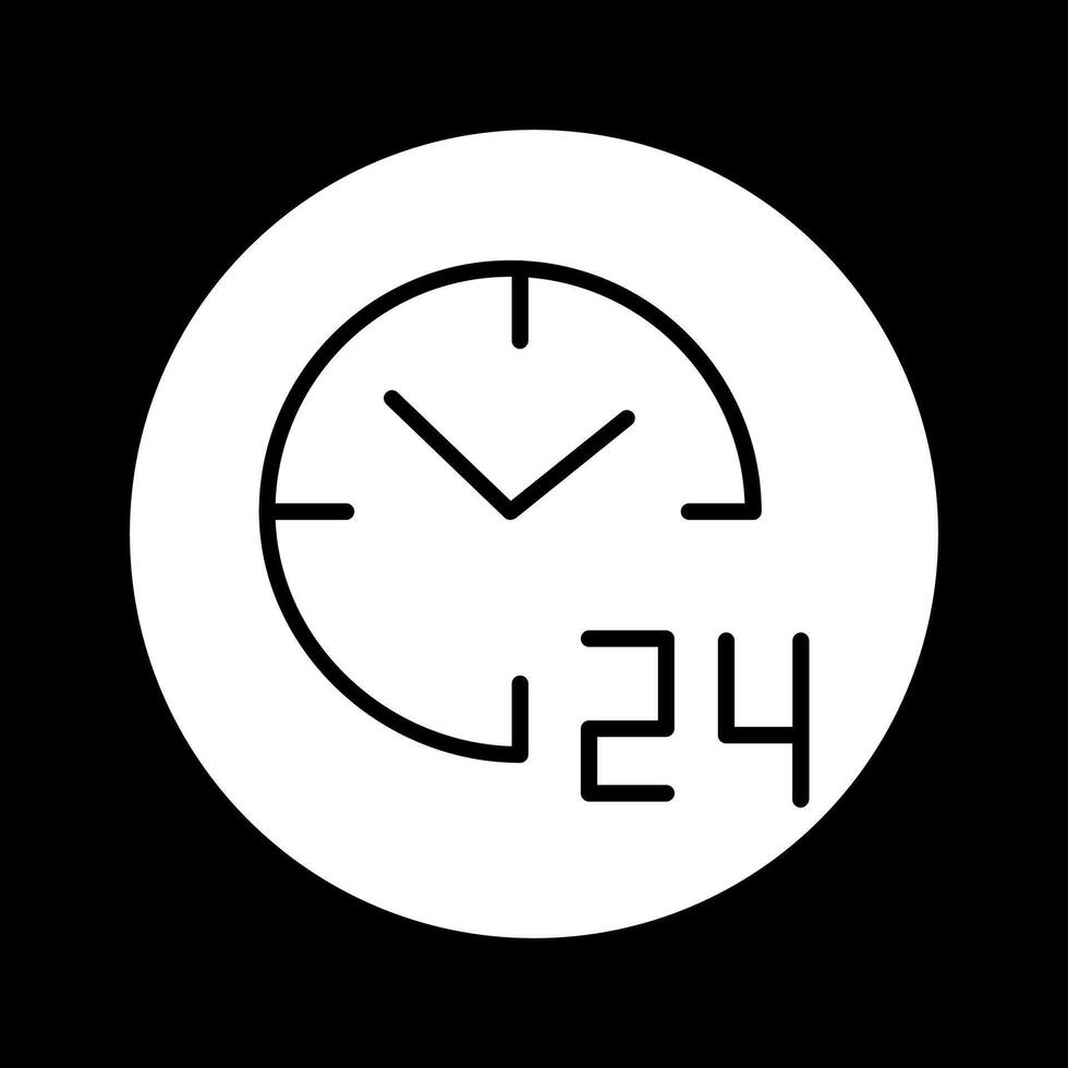 24 hours Vector Icon