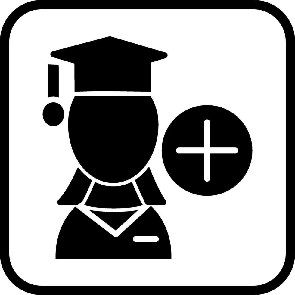 icono de vector de facultad de medicina