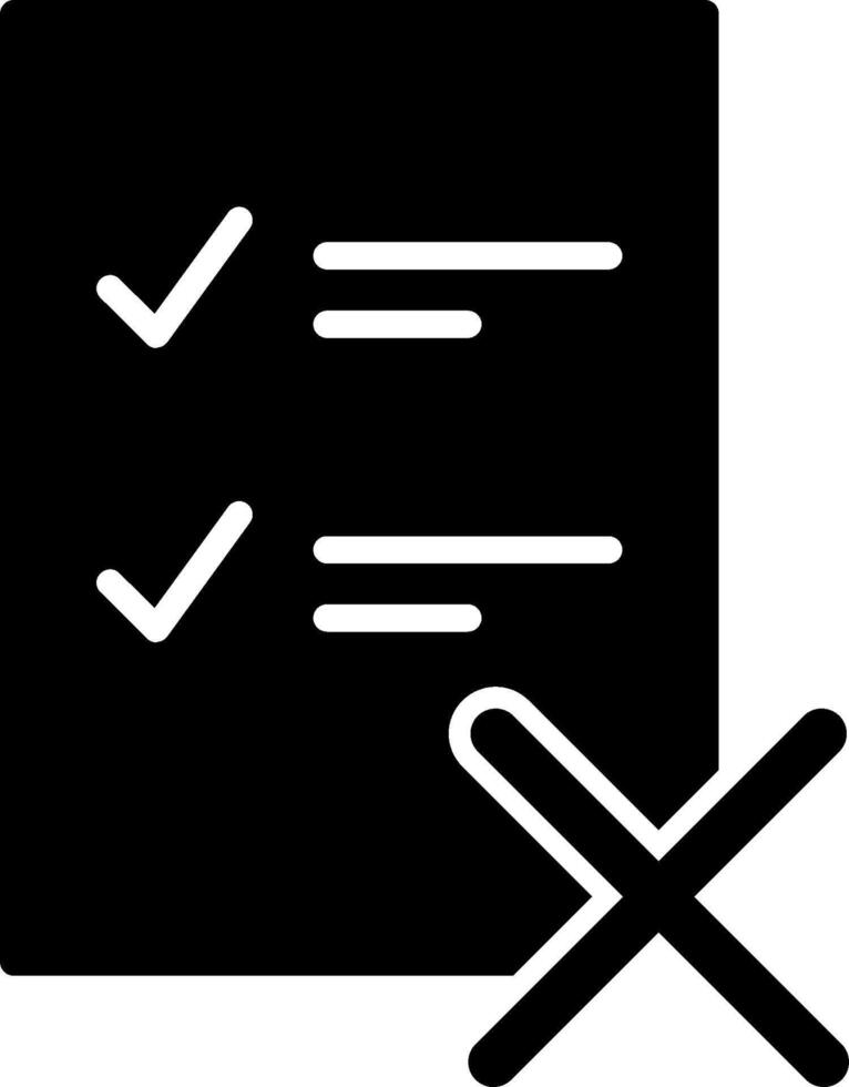 Fake List Vector Icon