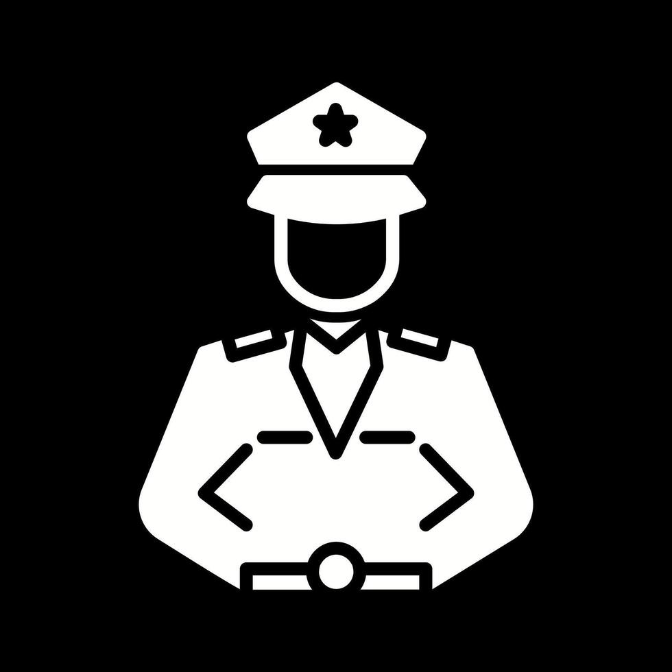 Police Man Vector Icon