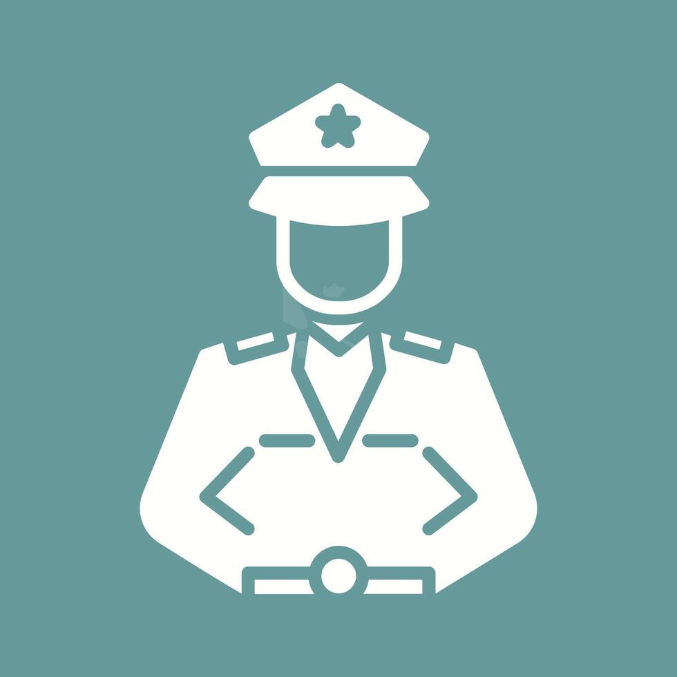Police Man Vector Icon