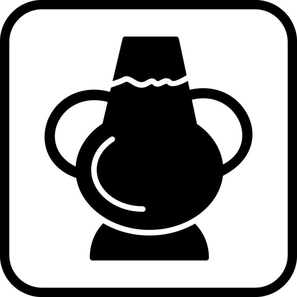 Antique Jar Vector Icon