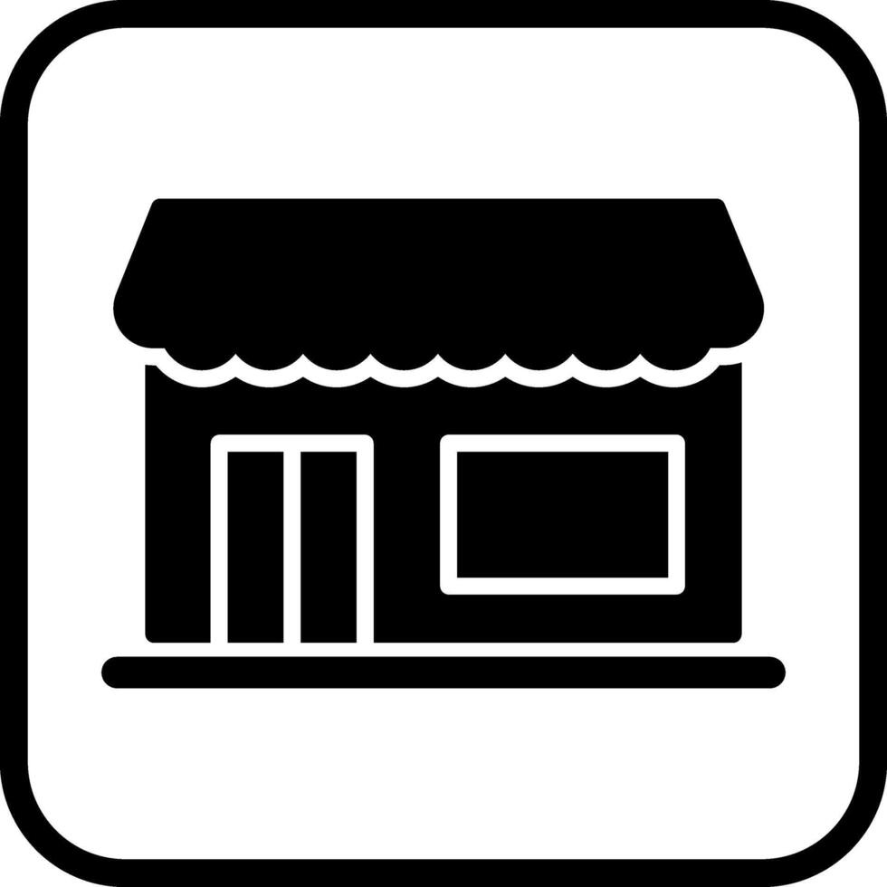 icono de vector de tienda