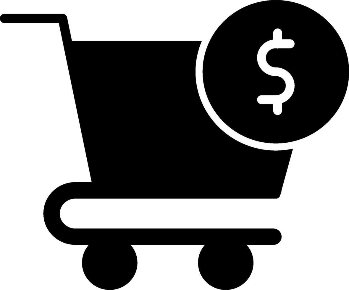 icono de vector de compra