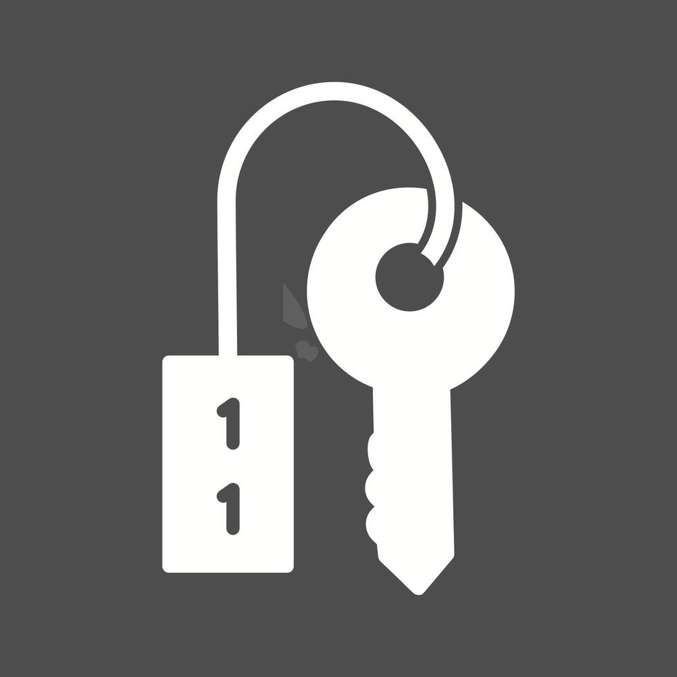 Room Key Vector Icon