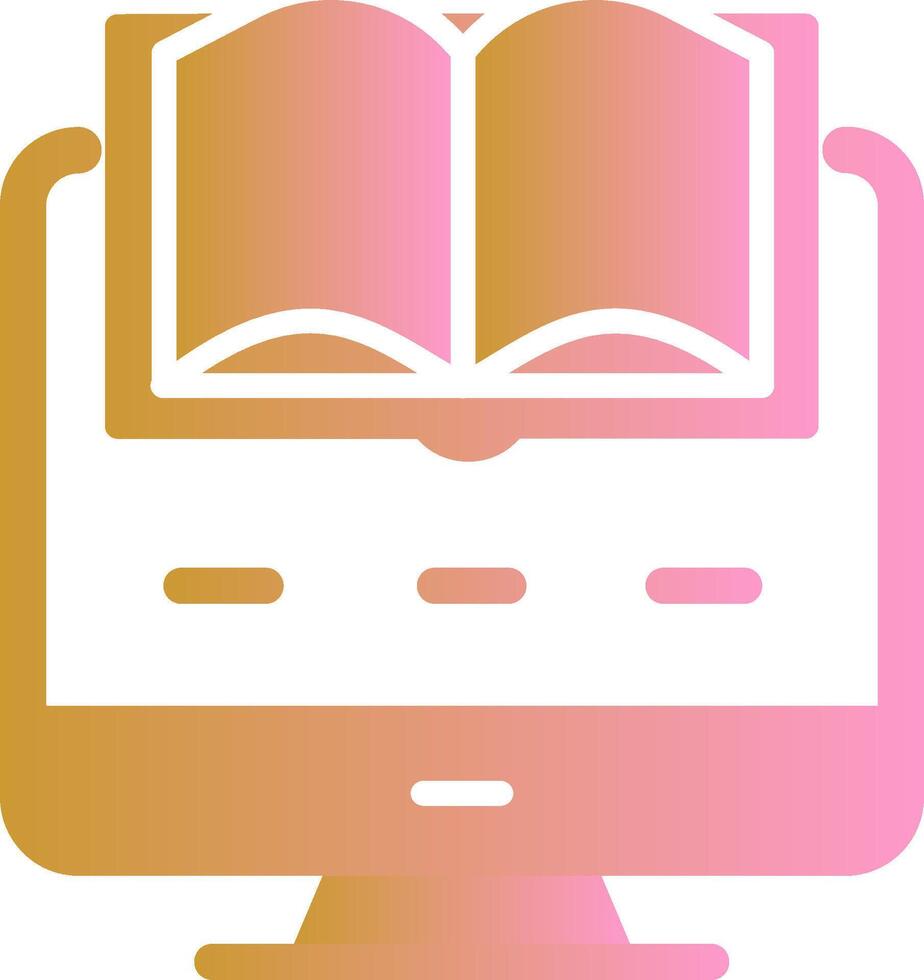 Digital Learning Vector Icon