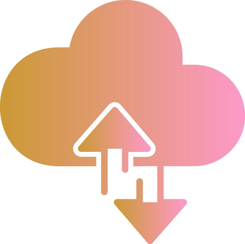 Cloud Computing Vector Icon