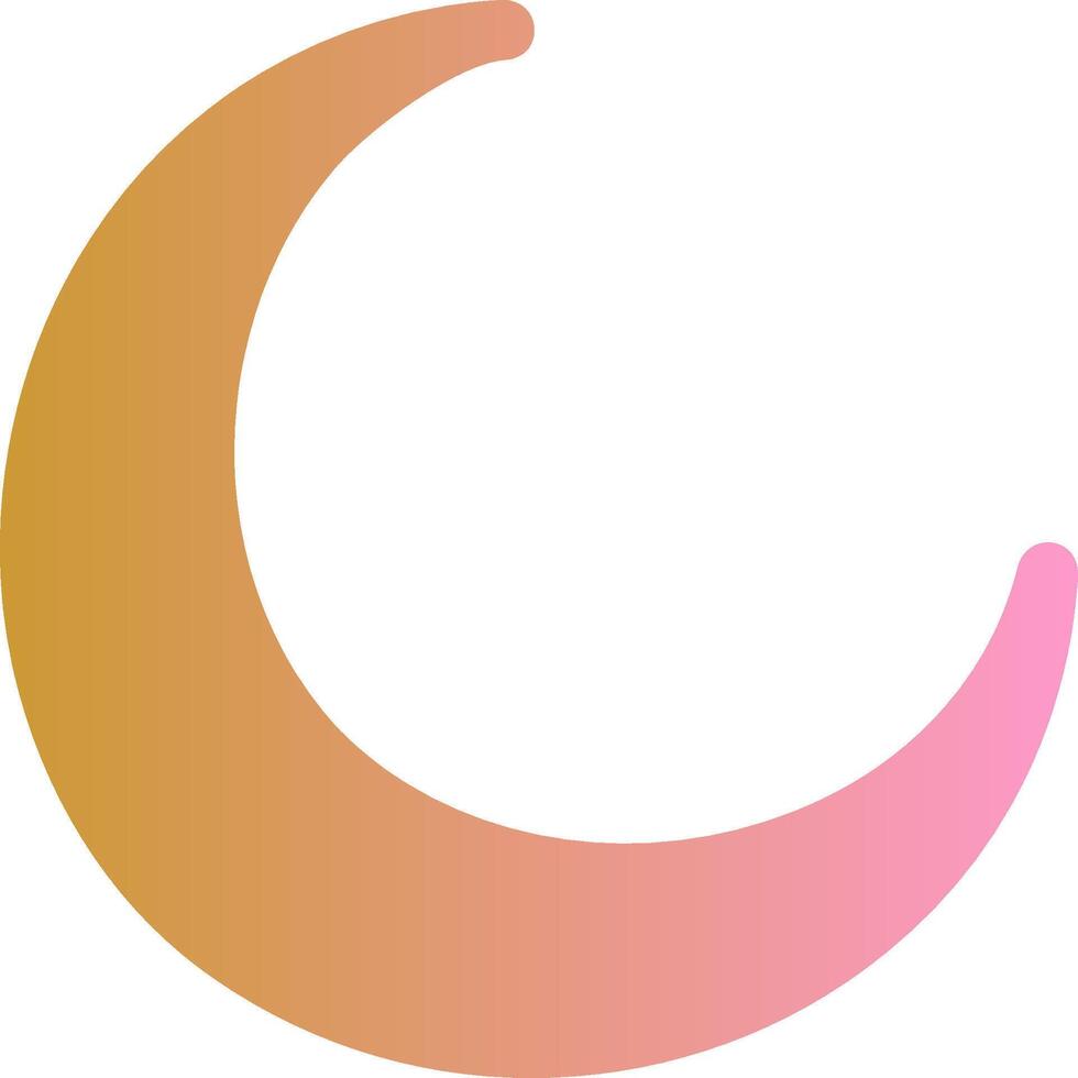 New Moon Vector Icon