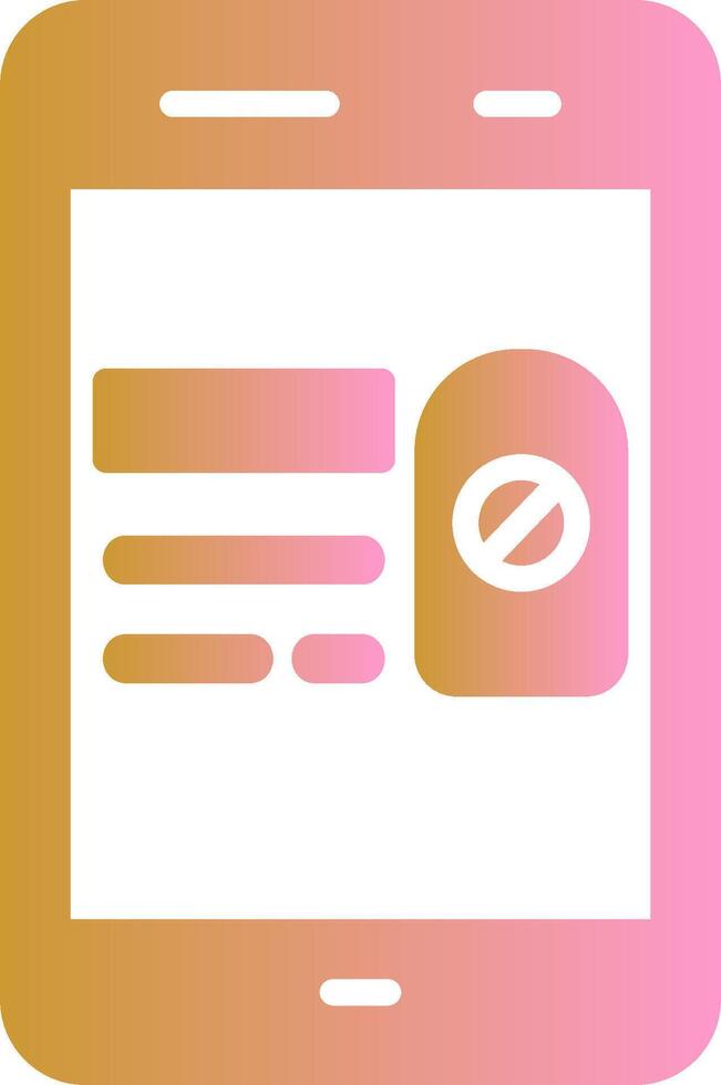 Do Not Disturb Vector Icon