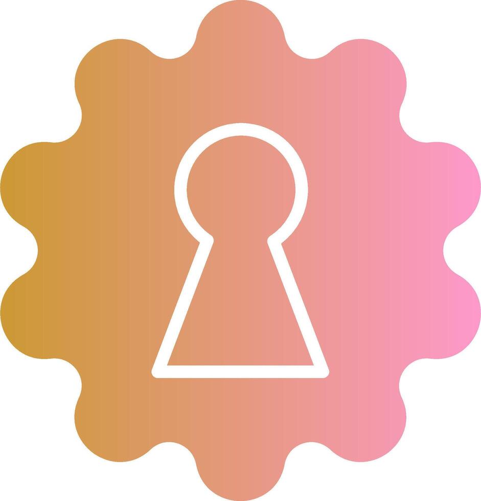 Key Hole Vector Icon