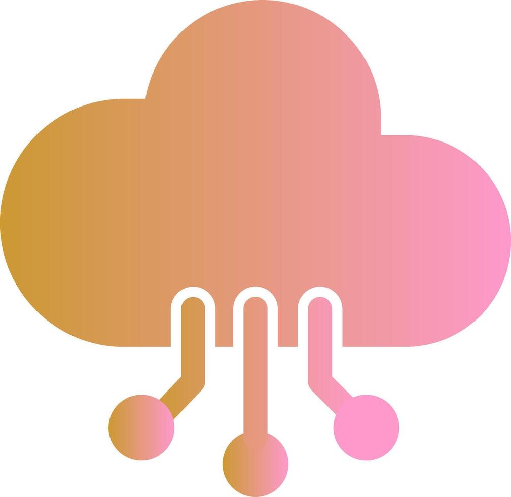 Cloud Computing Vector Icon