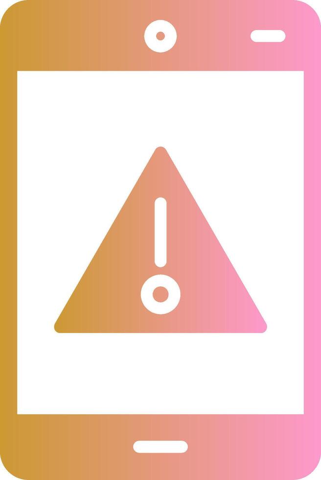 icono de vector de error