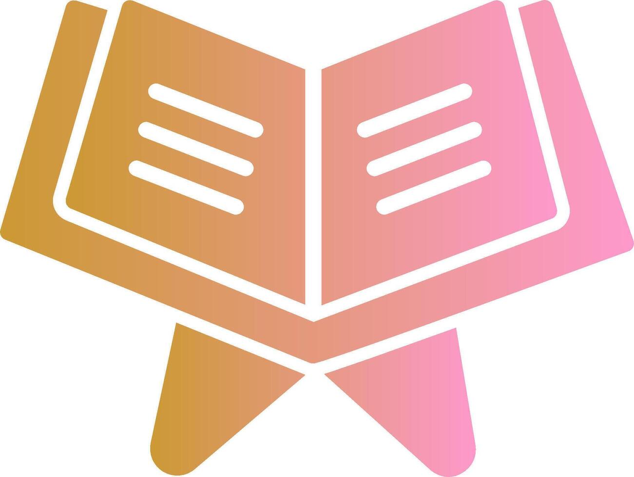 Reading Holy Book Vector Icon