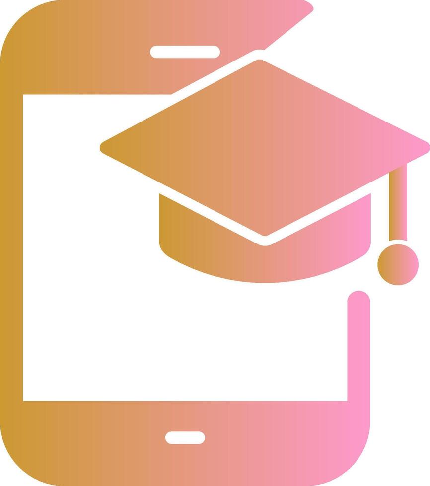 Digital Learning Vector Icon