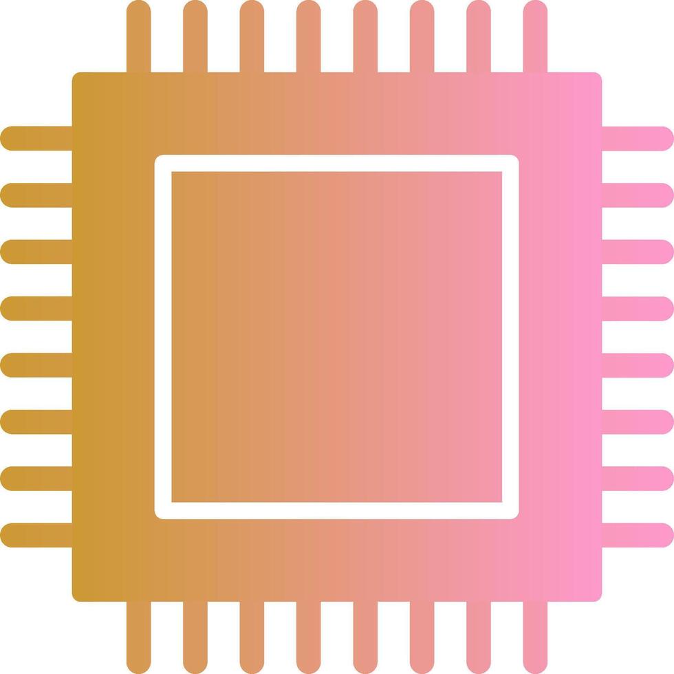 icono de vector de cpu