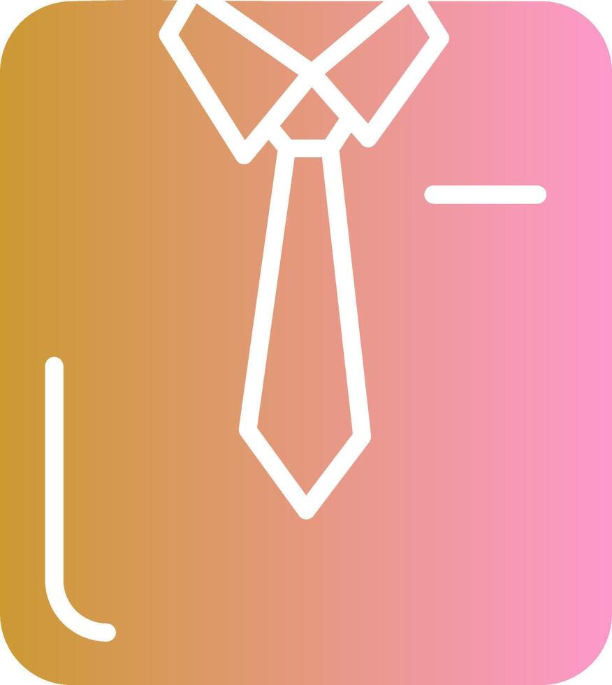 icono de vector de traje