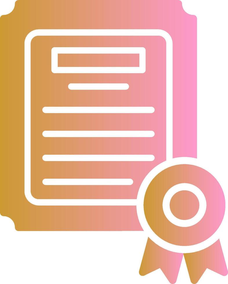 Diploma Vector Icon