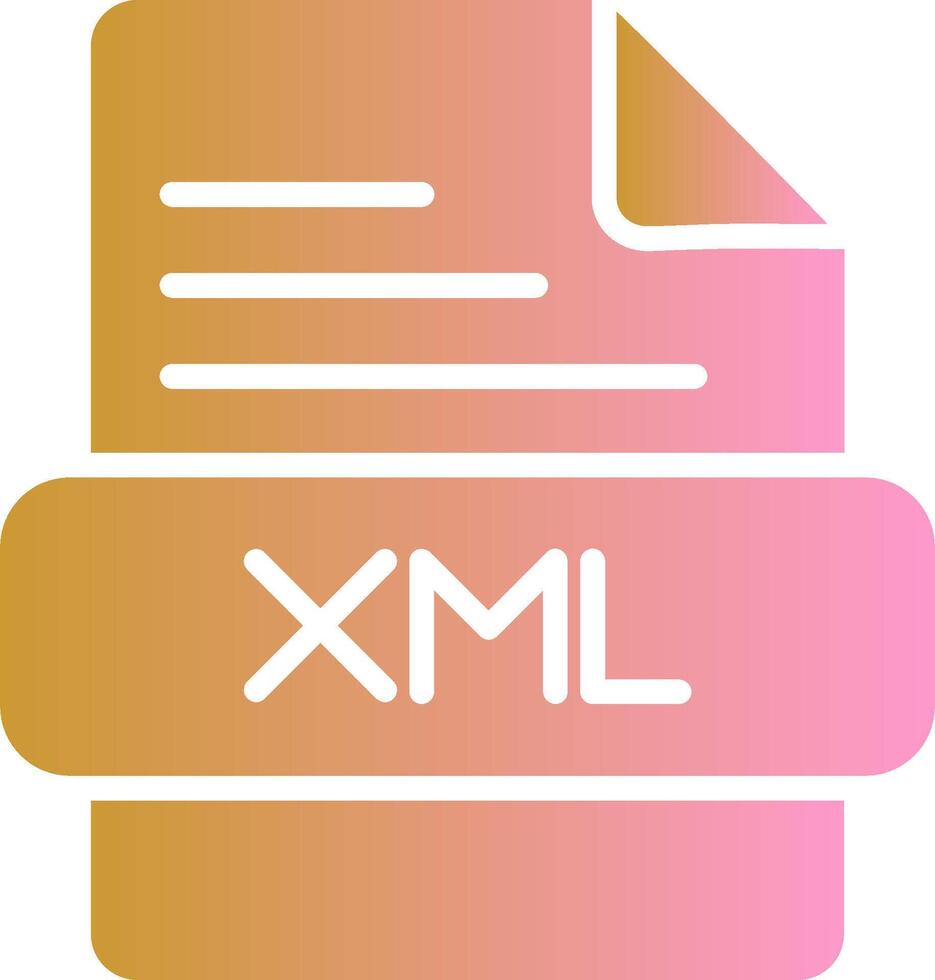XML Vector Icon