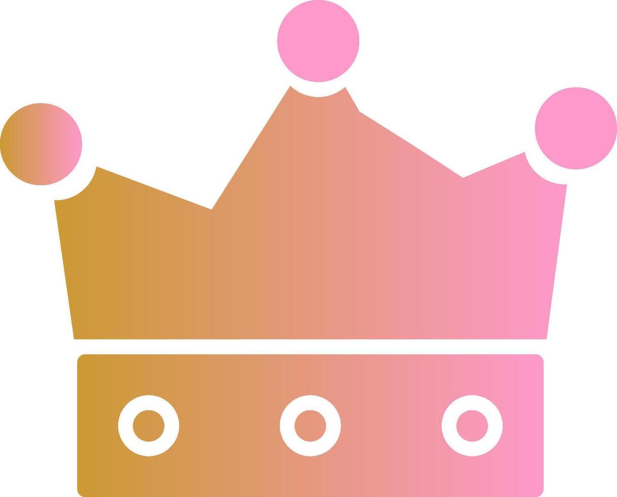King Crown Vector Icon