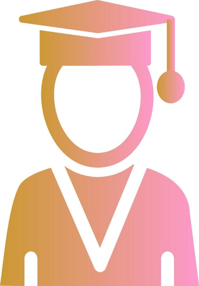 Student Holding Degree Vector Icon