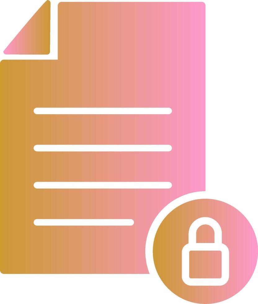 Private Document Vector Icon