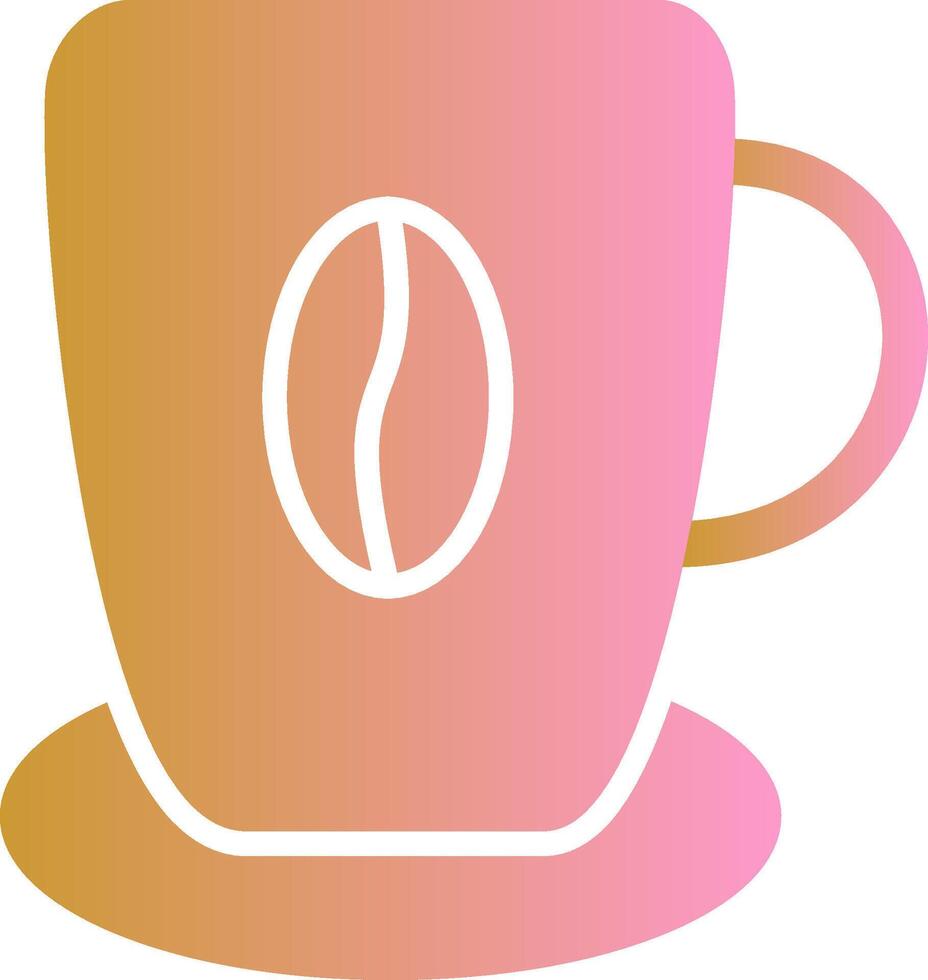 icono de vector de taza de café