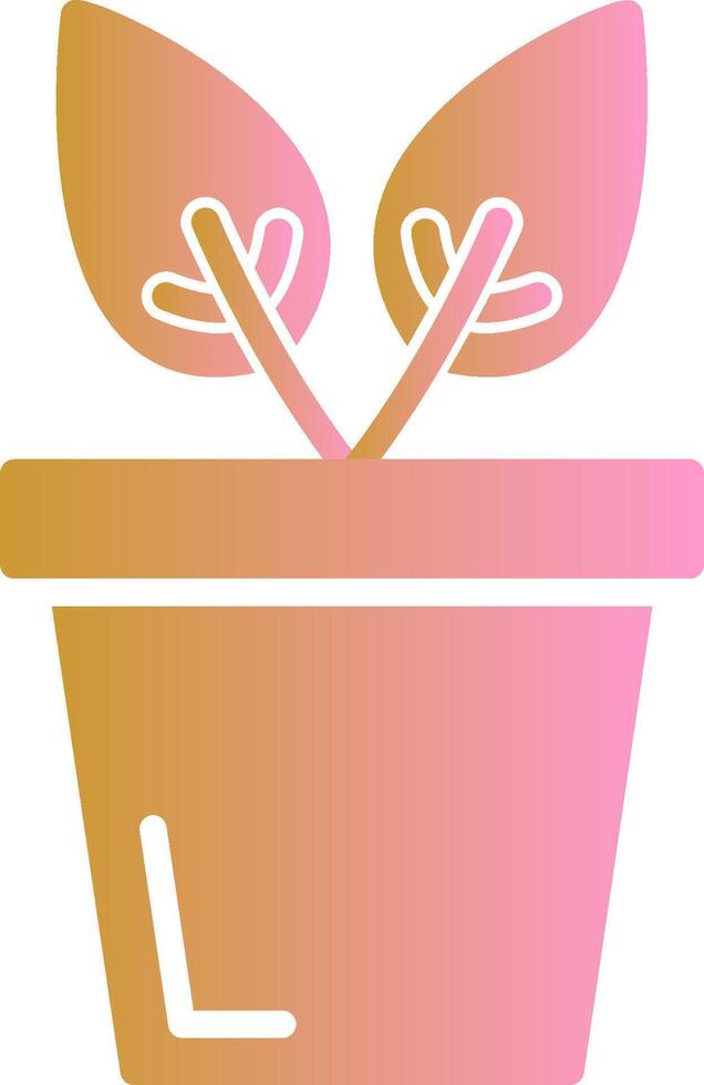 Plant Pot Vector Icon