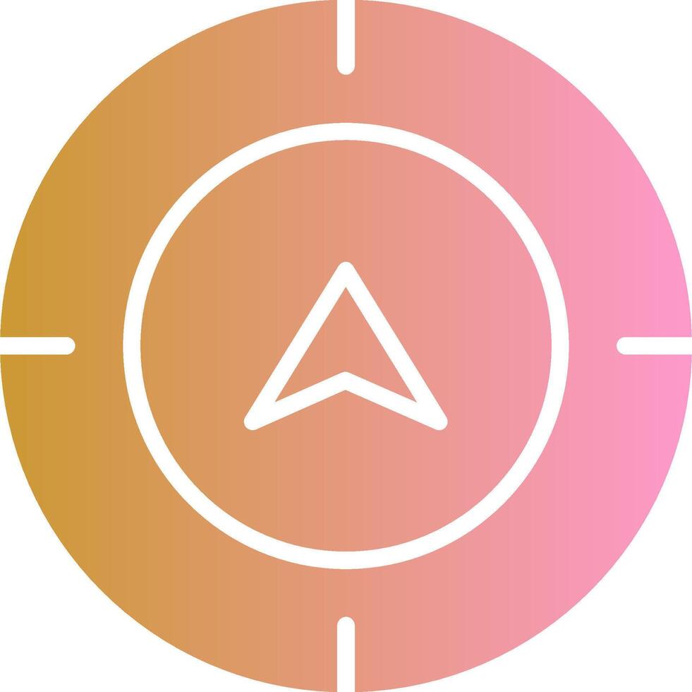 Directional Compass Vector Icon