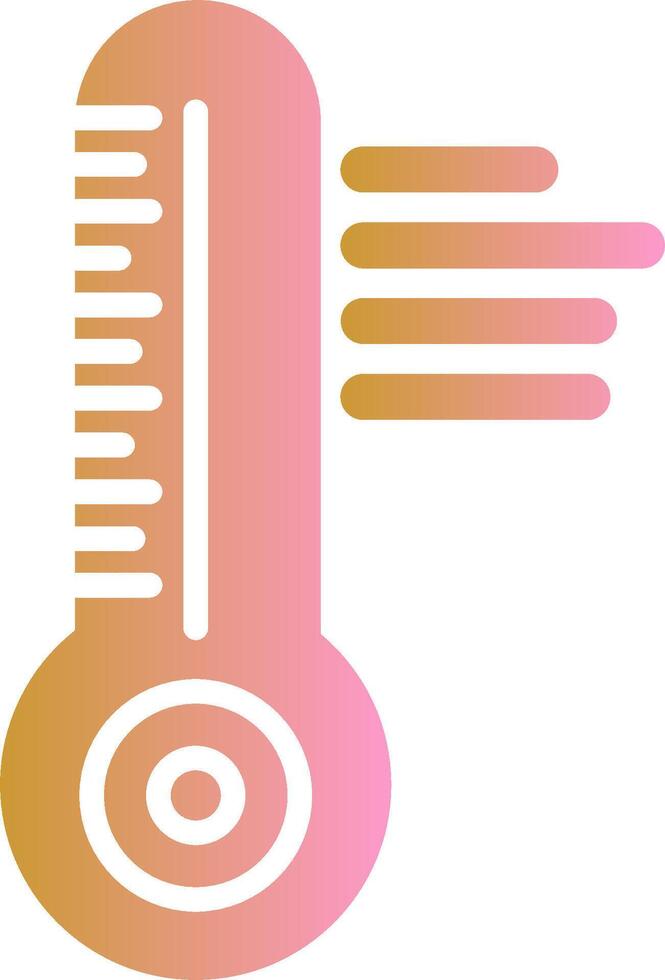 icono de vector de temperatura