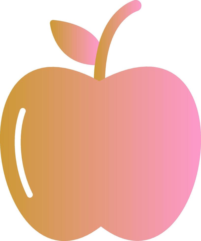 icono de vector de manzanas