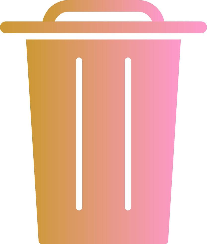 icono de vector de basura