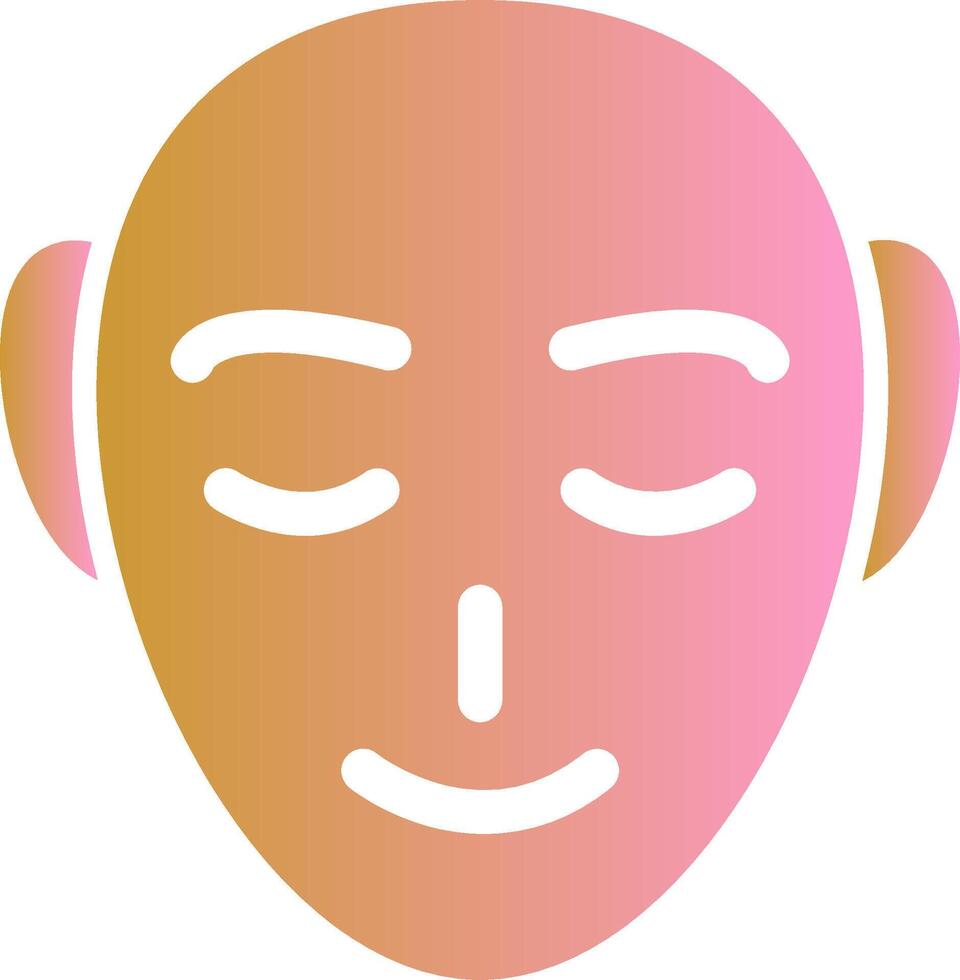 icono de vector de rostro humano