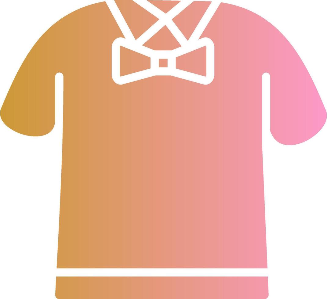 Shirt with Bow Vector Icon