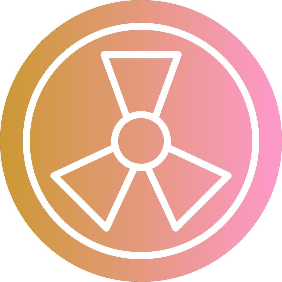 Radiation Vector Icon