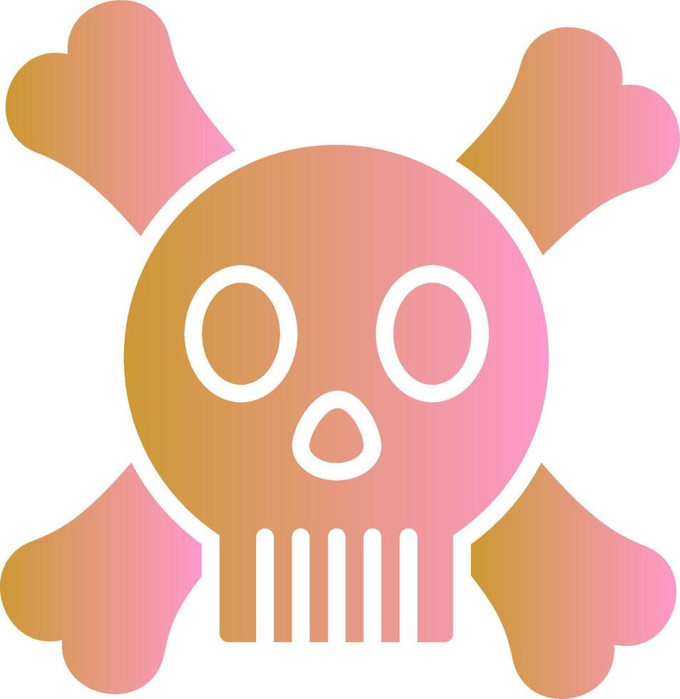 icono de vector de signo de muerte