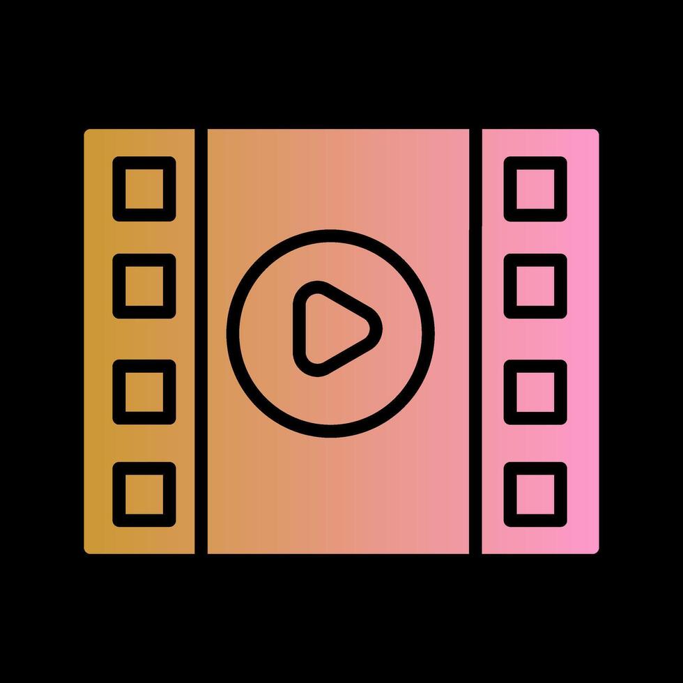 Video Play Vector Icon