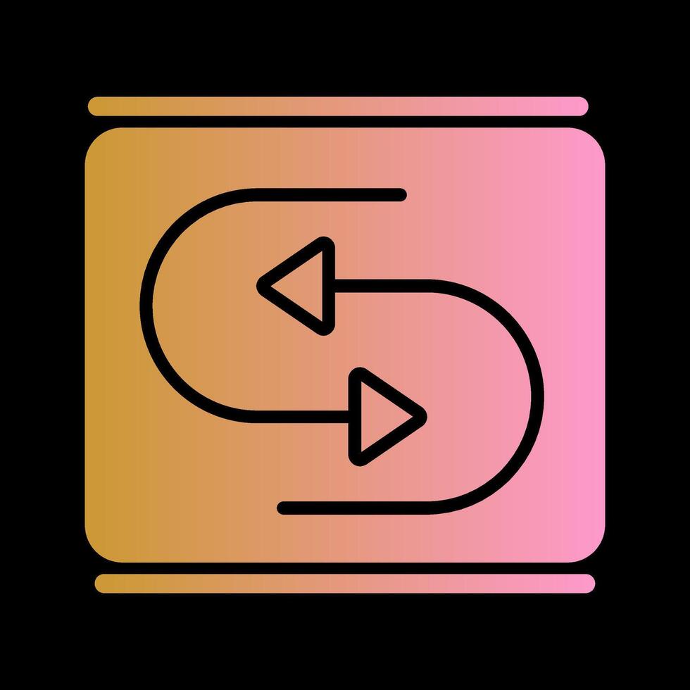 Reverse Arrow Vector Icon