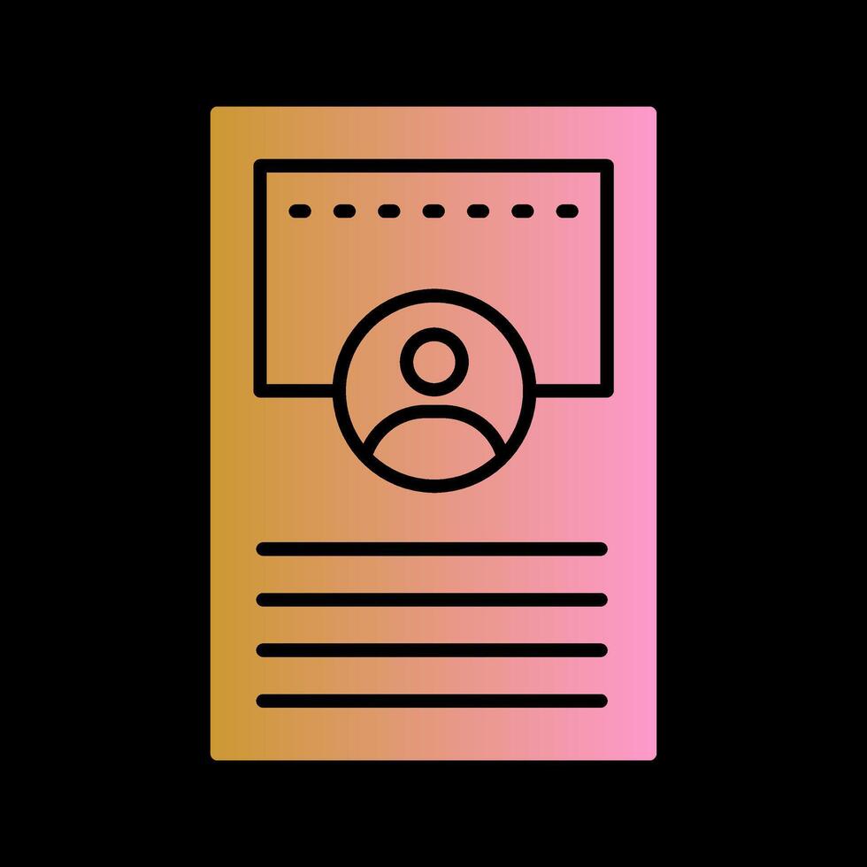 Profile Vector Icon