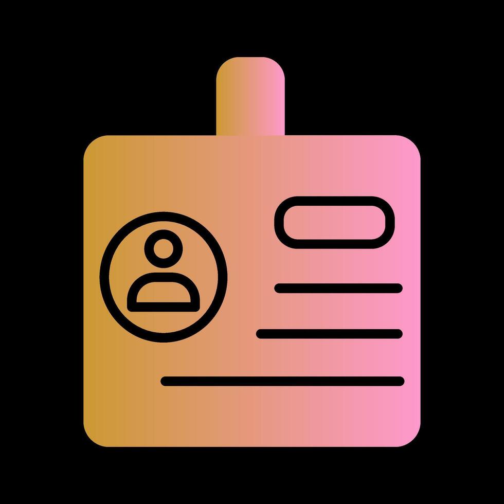 Identification Vector Icon