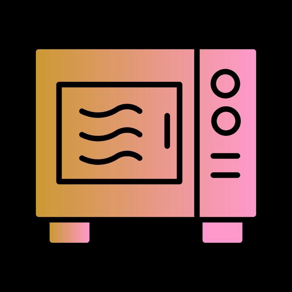 Microwave Vector Icon